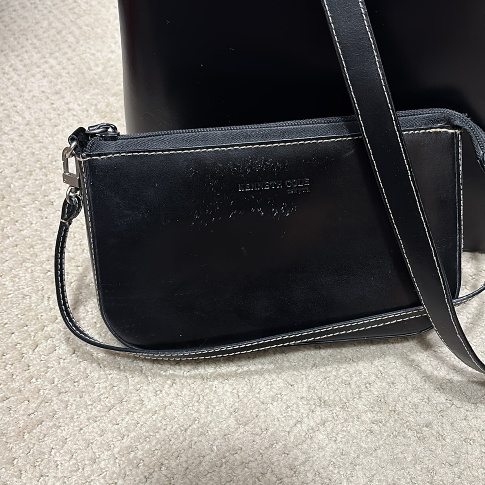 Kenneth Cole Leather Two Handbag Set - Picture 2 of 7
